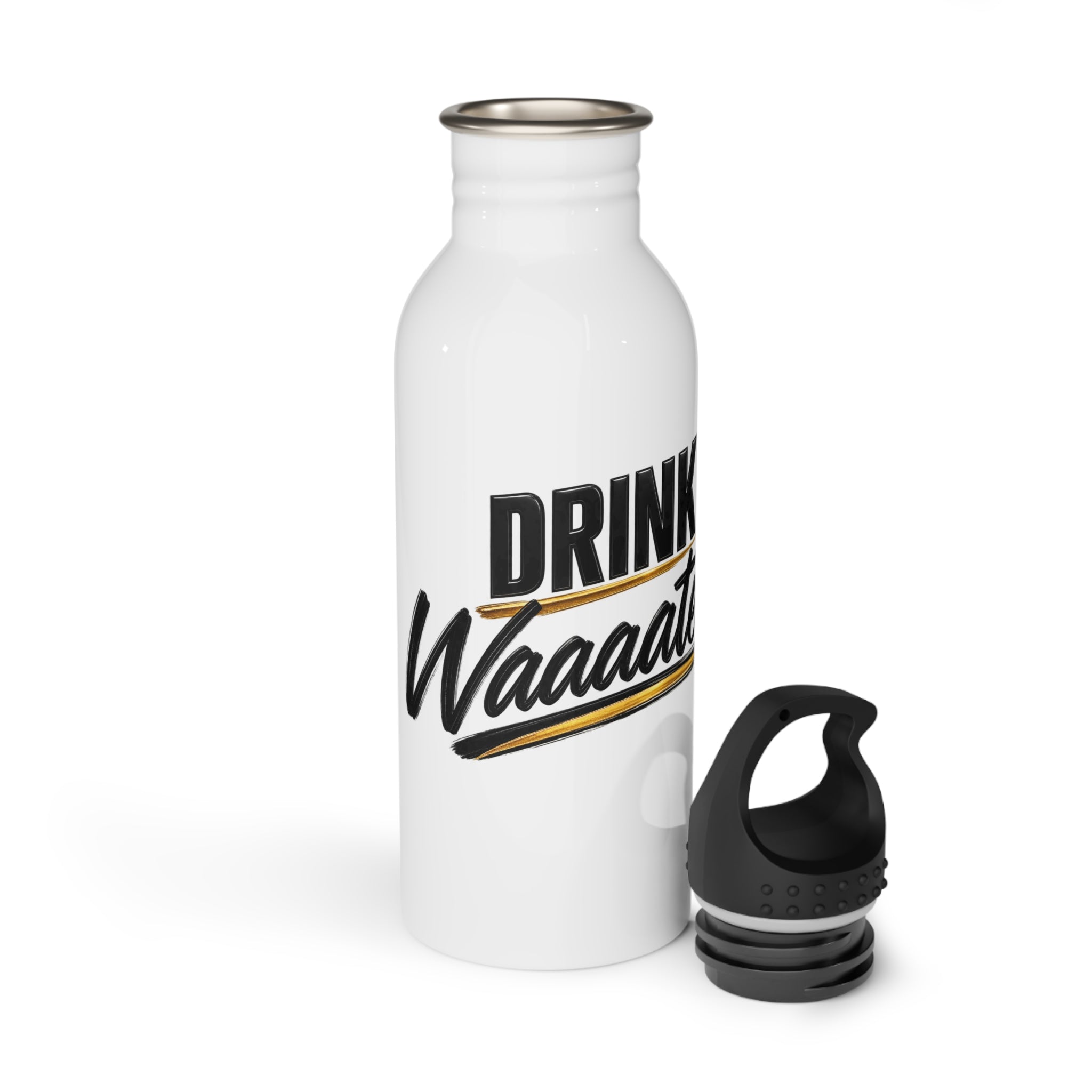 Drink Waaaater Stainless Steel Water Bottle (20oz)