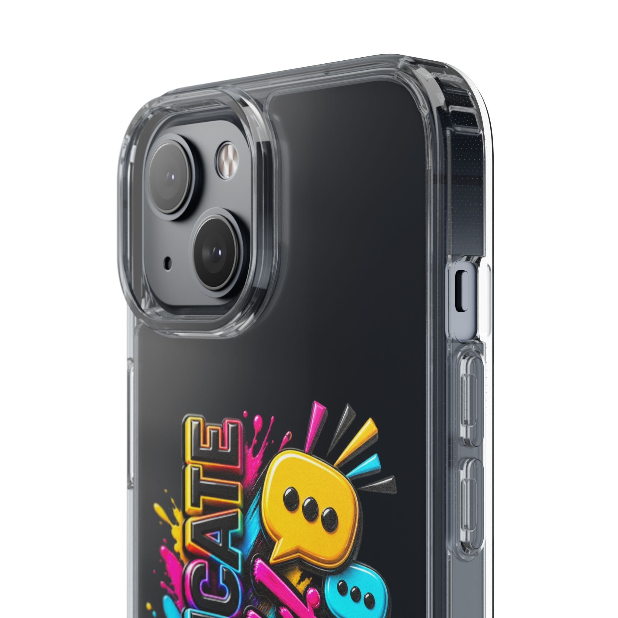 Communicate Effectively Clear iPhone Cases