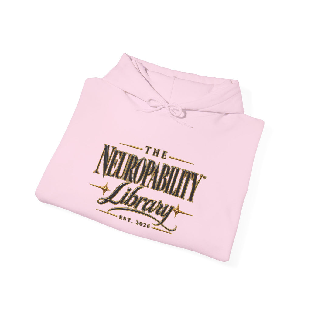 The Neuropability Library Unisex Heavy Blend™ Hooded Sweatshirt