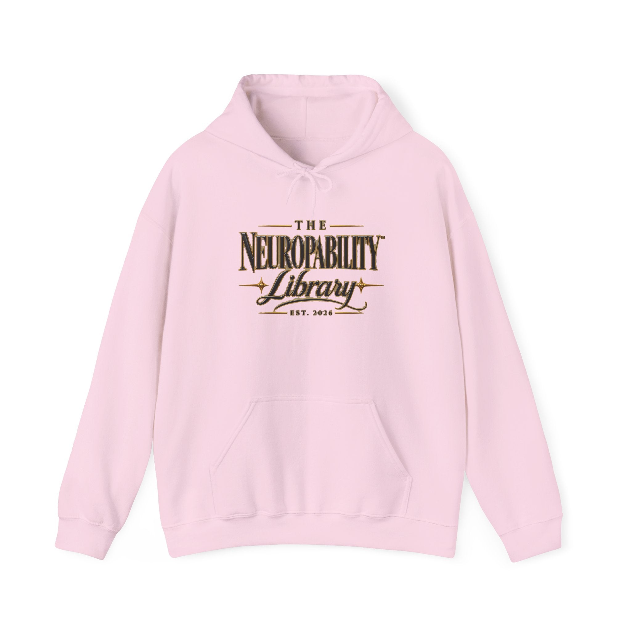 The Neuropability Library Unisex Heavy Blend™ Hooded Sweatshirt
