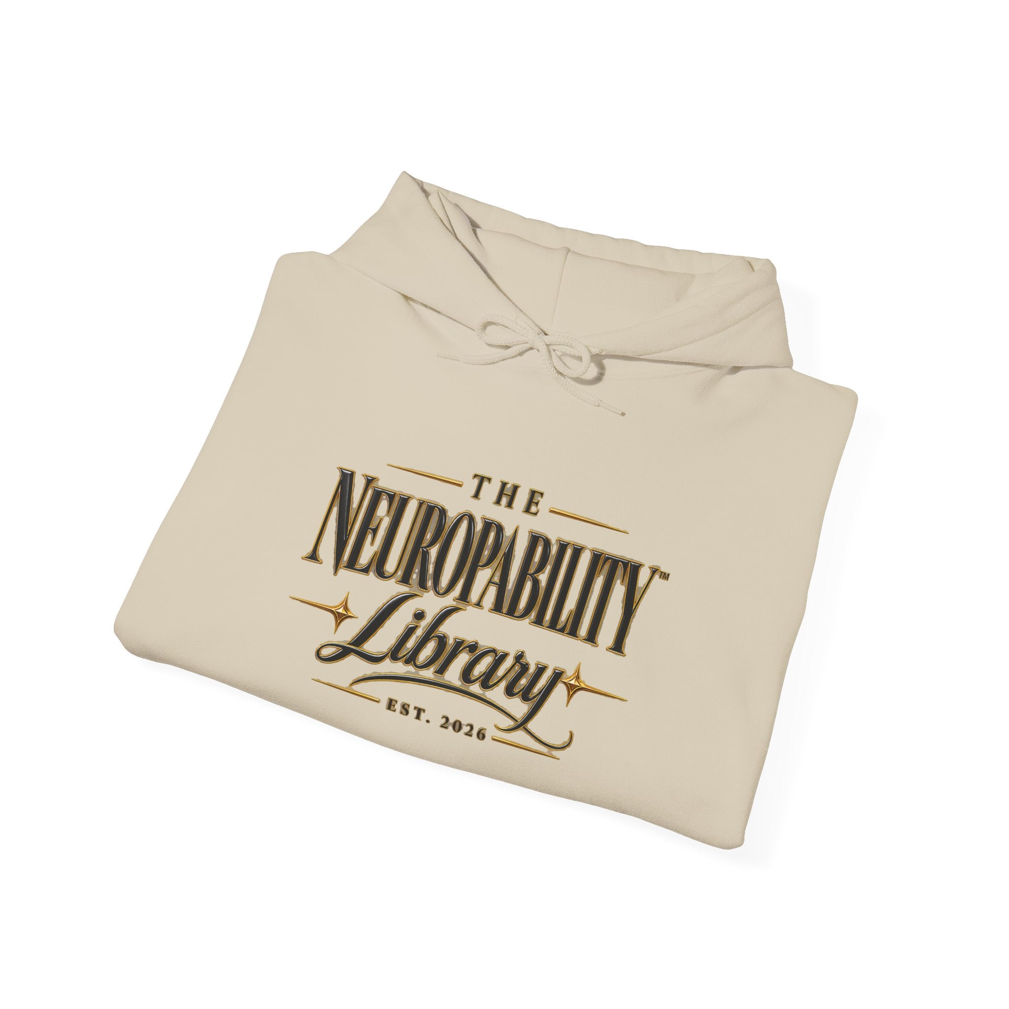 The Neuropability Library Unisex Heavy Blend™ Hooded Sweatshirt