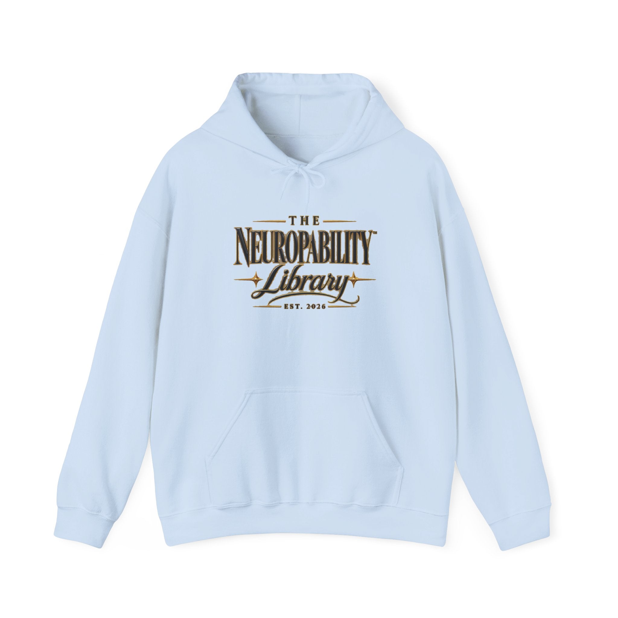 The Neuropability Library Unisex Heavy Blend™ Hooded Sweatshirt
