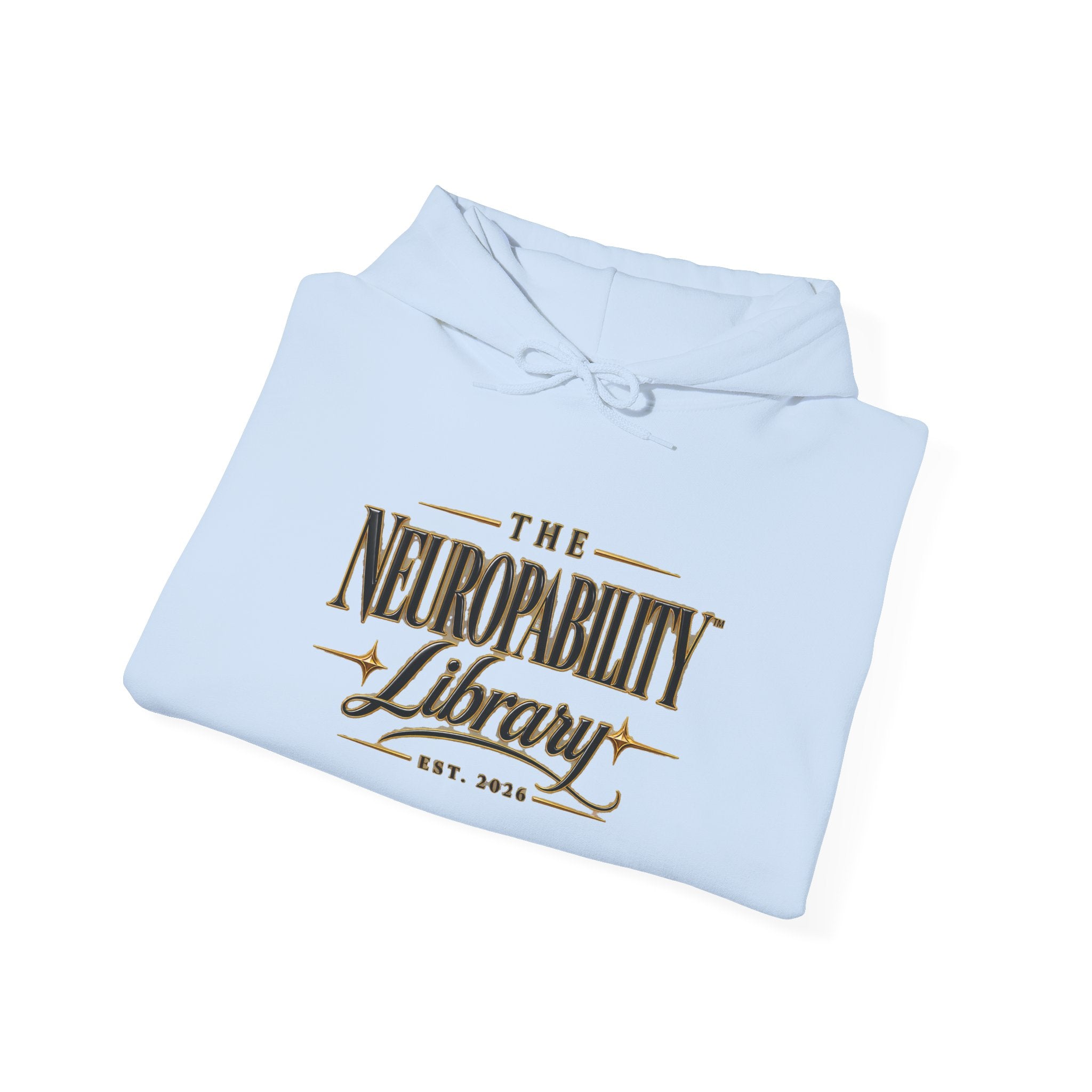 The Neuropability Library Unisex Heavy Blend™ Hooded Sweatshirt