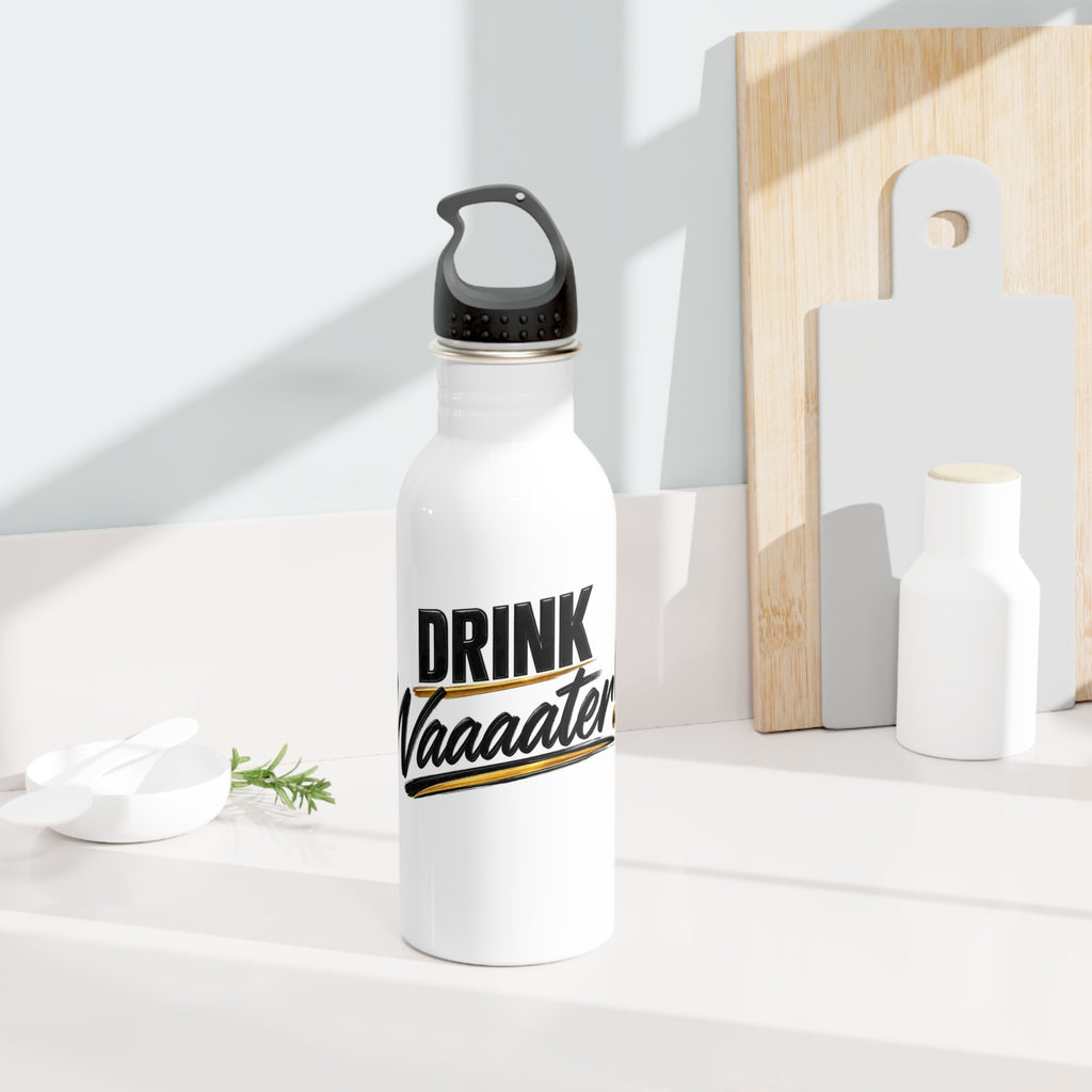 Drink Waaaater Stainless Steel Water Bottle (20oz)