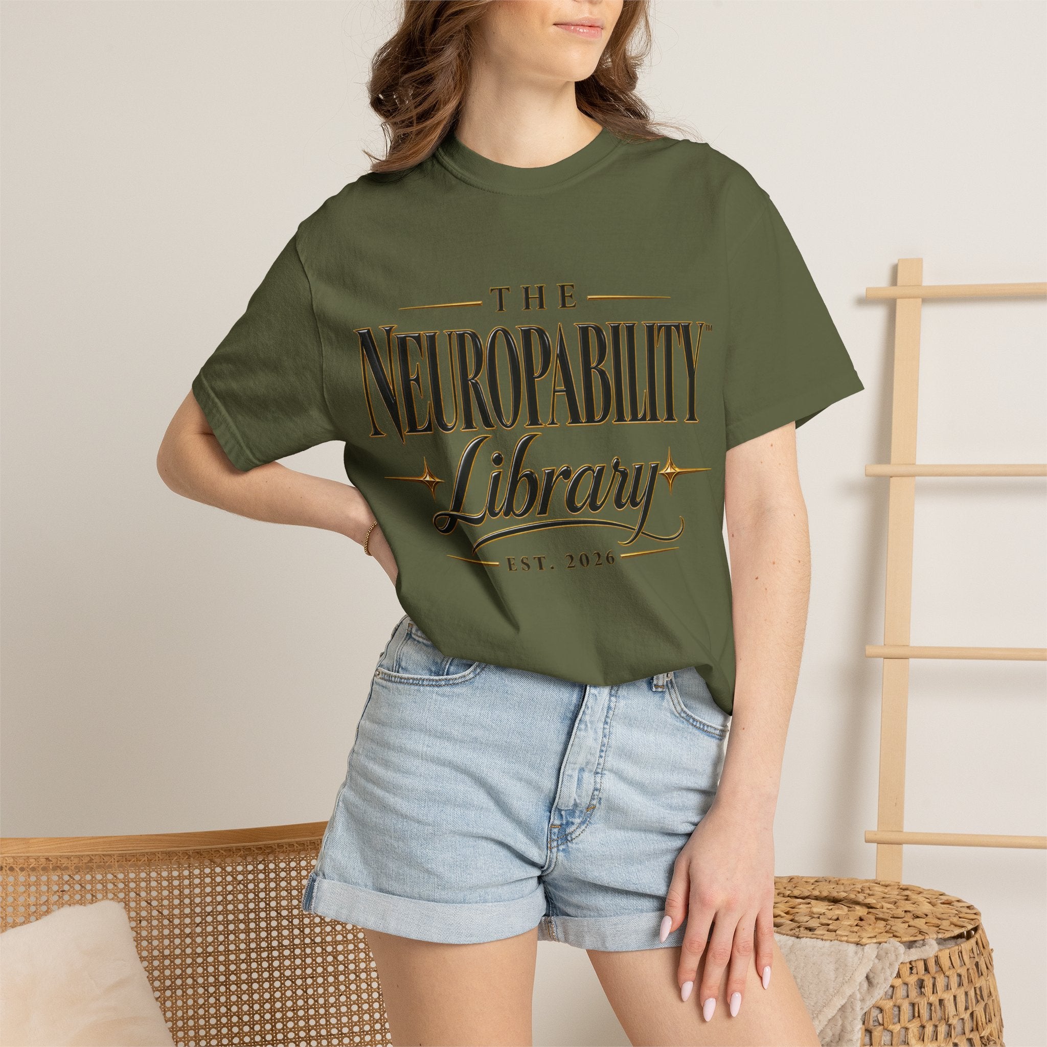 The Neuropability Library Unisex T-Shirt