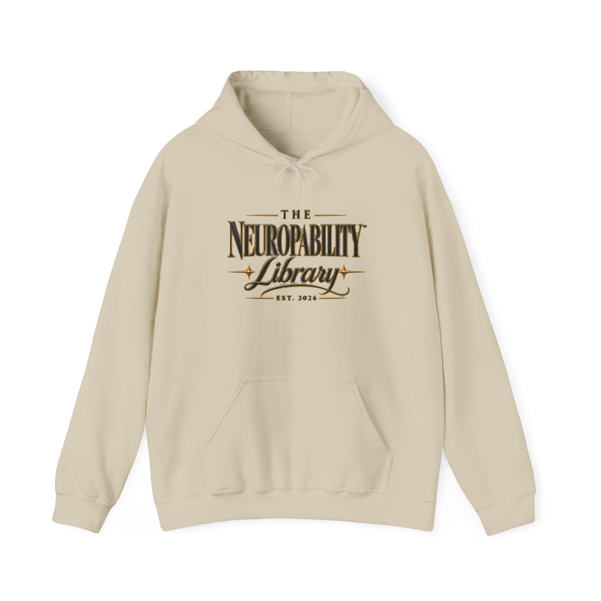 The Neuropability Library Unisex Heavy Blend™ Hooded Sweatshirt