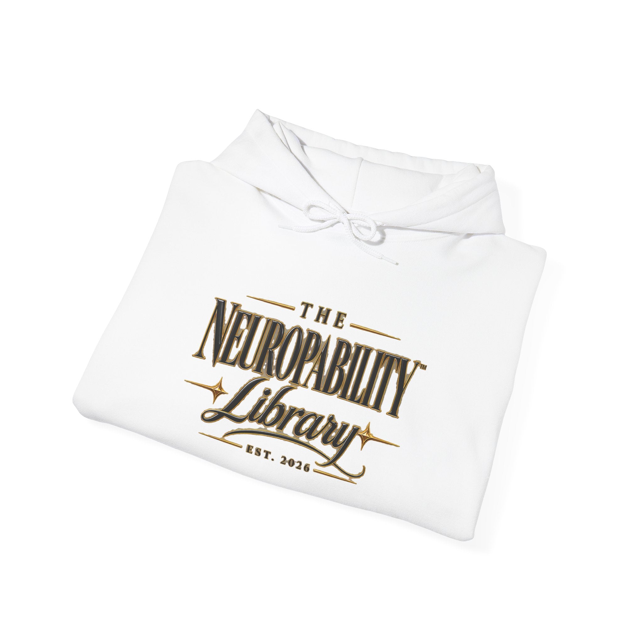 The Neuropability Library Unisex Heavy Blend™ Hooded Sweatshirt