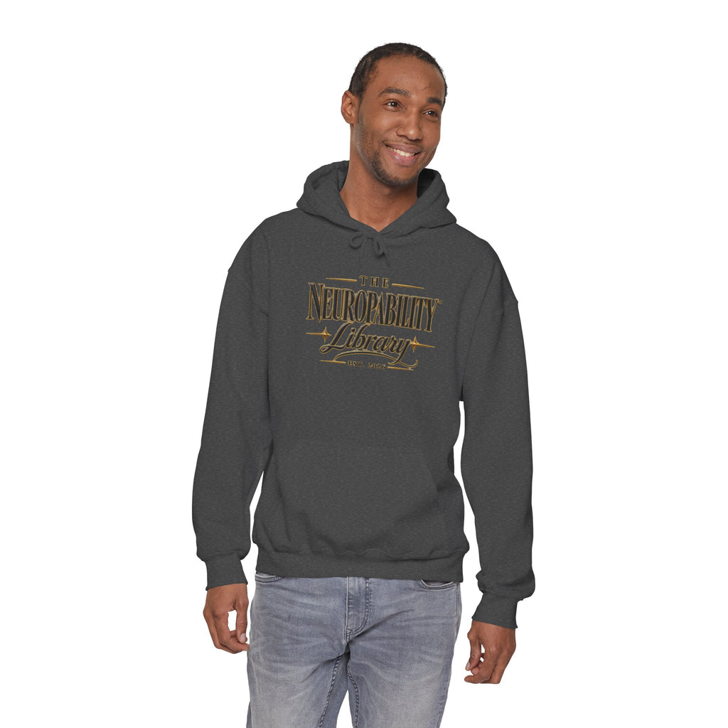 The Neuropability Library Unisex Heavy Blend™ Hooded Sweatshirt