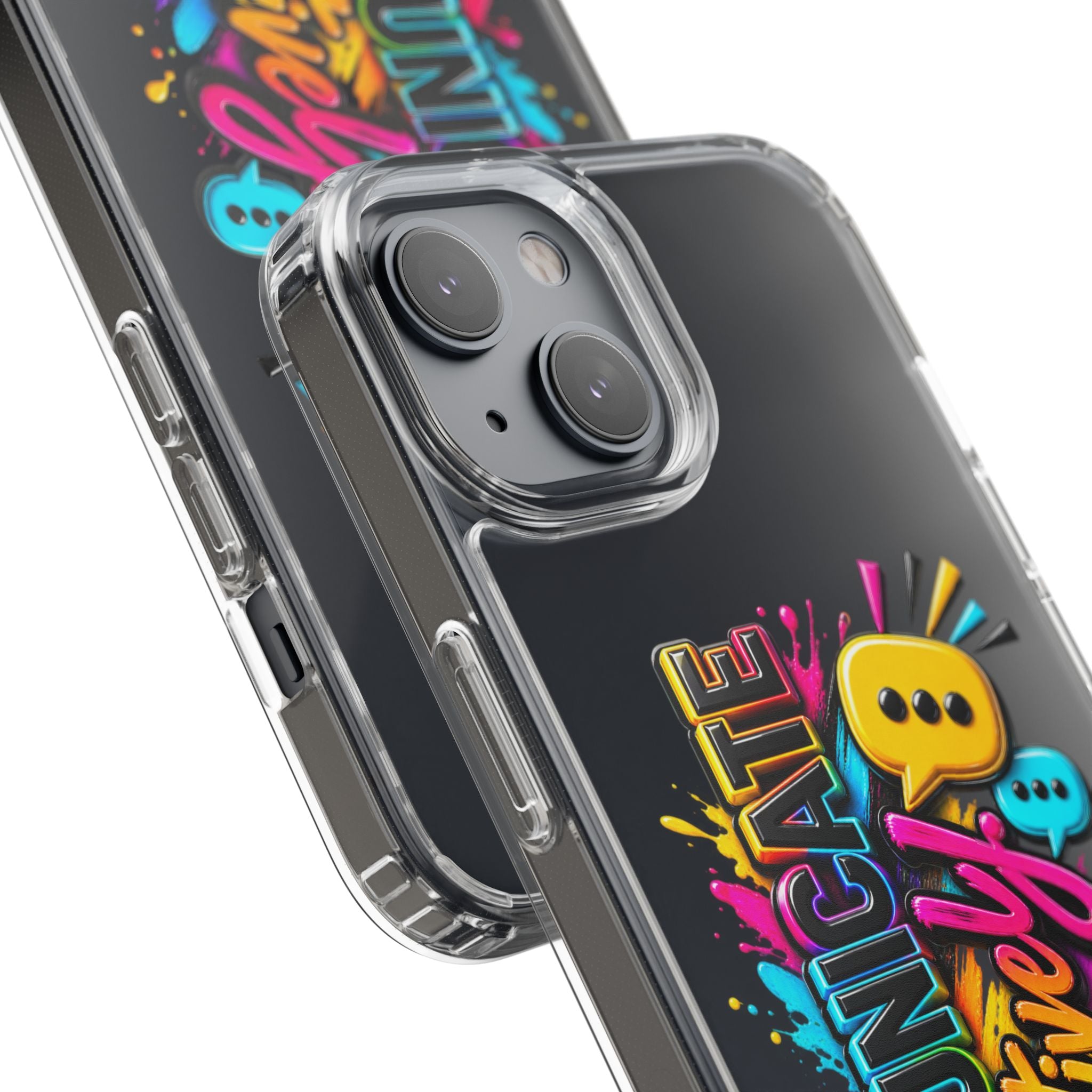 Communicate Effectively Clear iPhone Cases