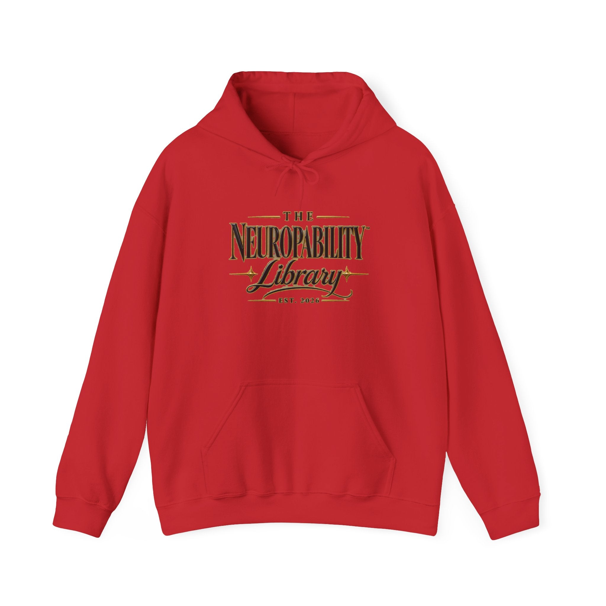 The Neuropability Library Unisex Heavy Blend™ Hooded Sweatshirt