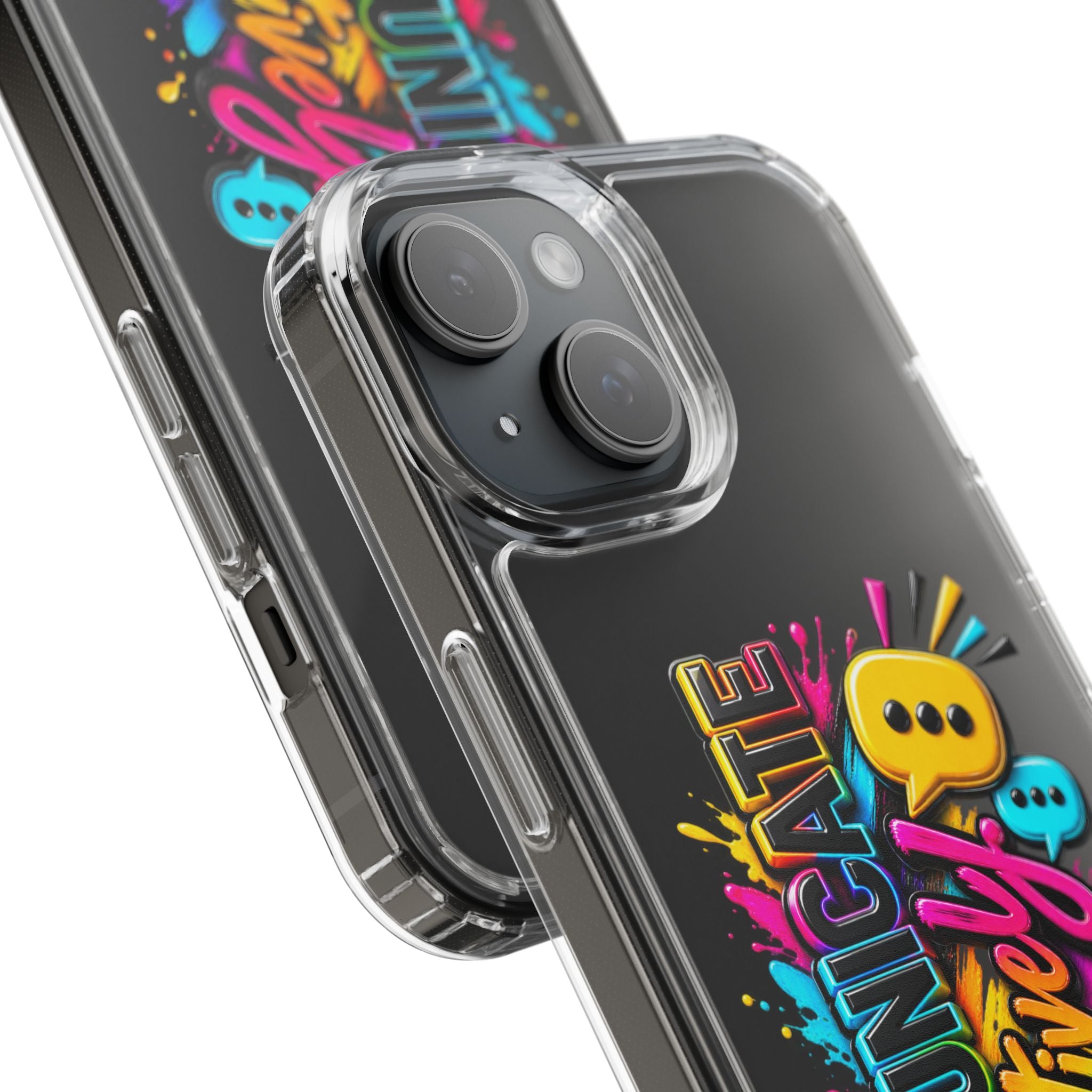 Communicate Effectively Clear iPhone Cases