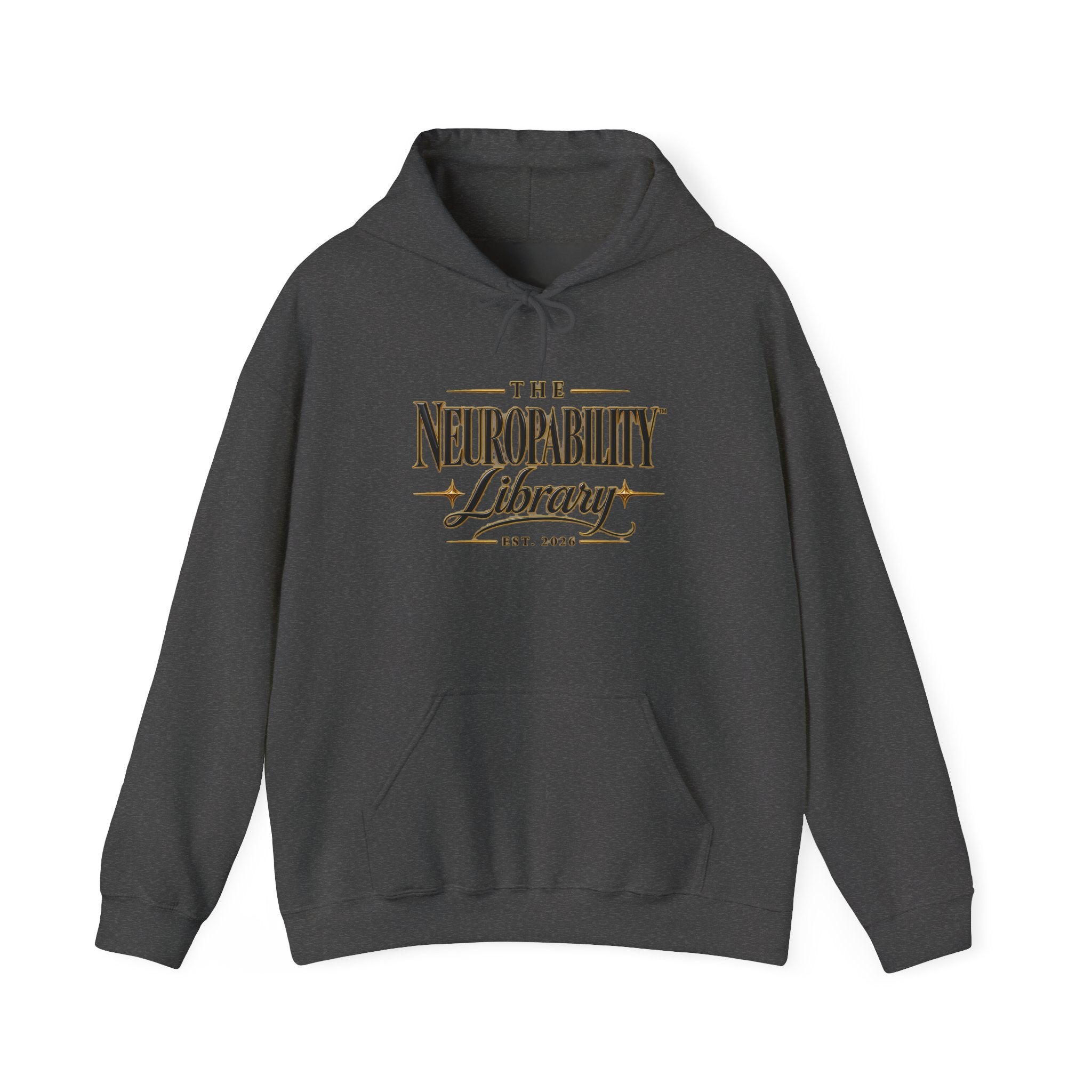 The Neuropability Library Unisex Heavy Blend™ Hooded Sweatshirt