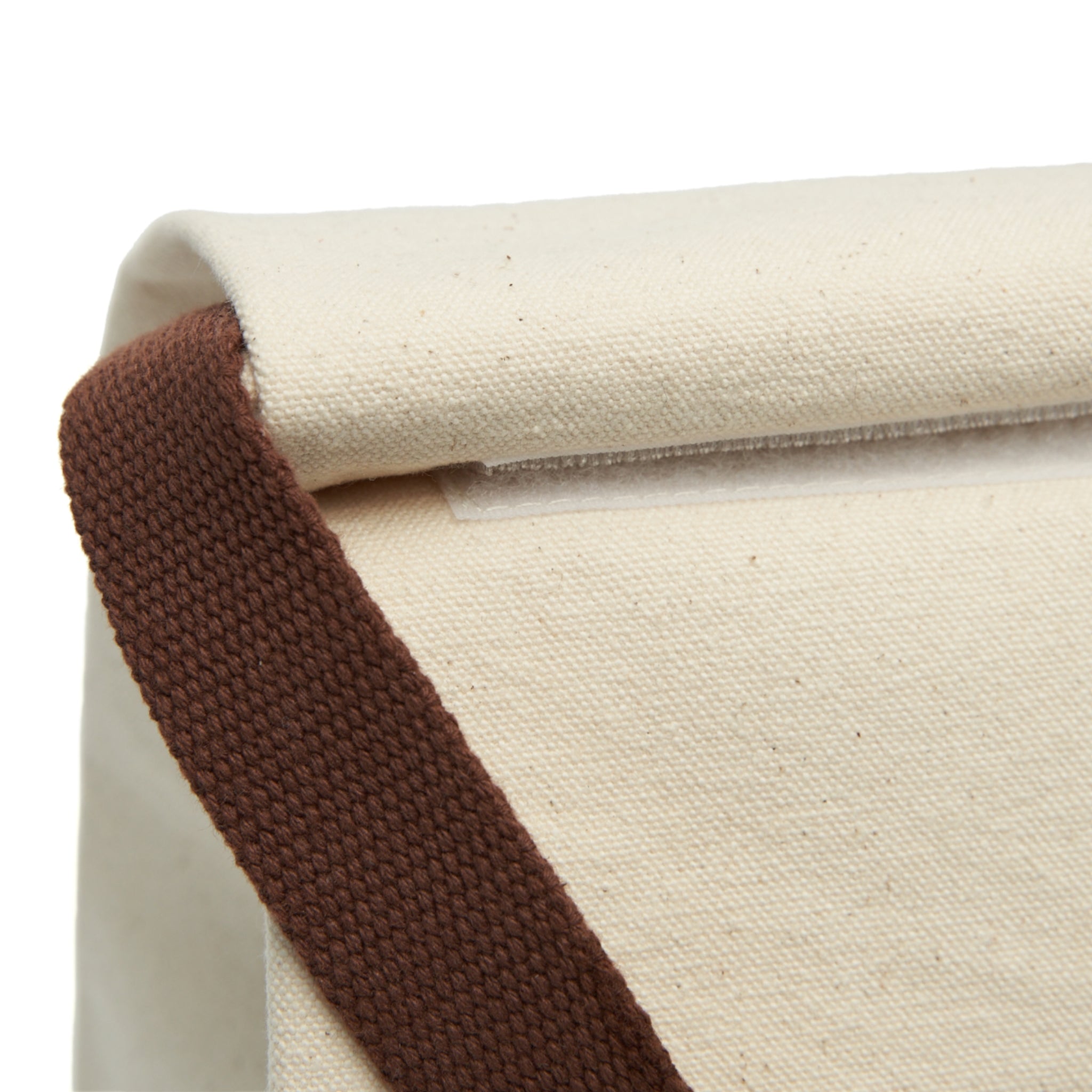Carry Only What You Need Canvas Lunch Bag with Strap