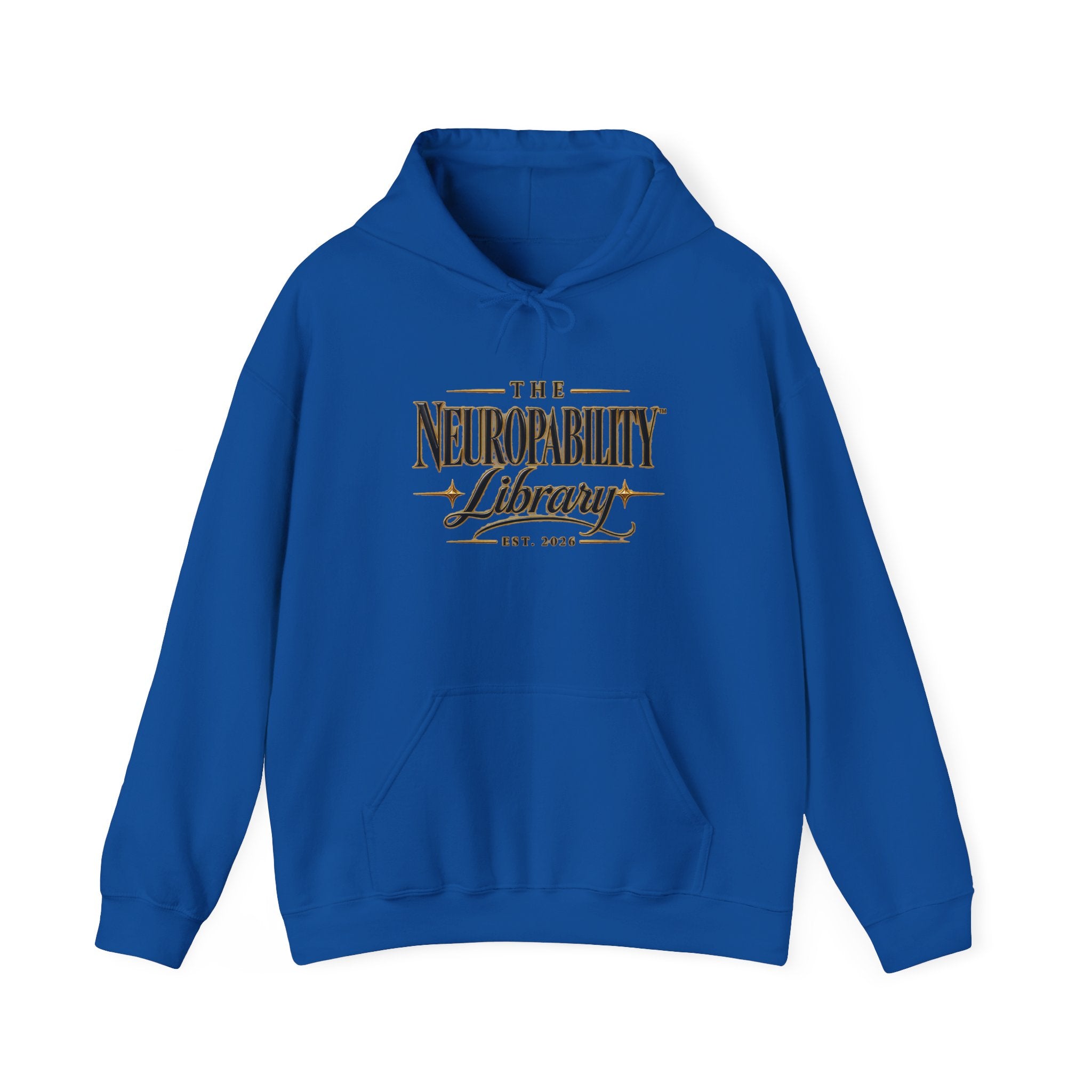 The Neuropability Library Unisex Heavy Blend™ Hooded Sweatshirt
